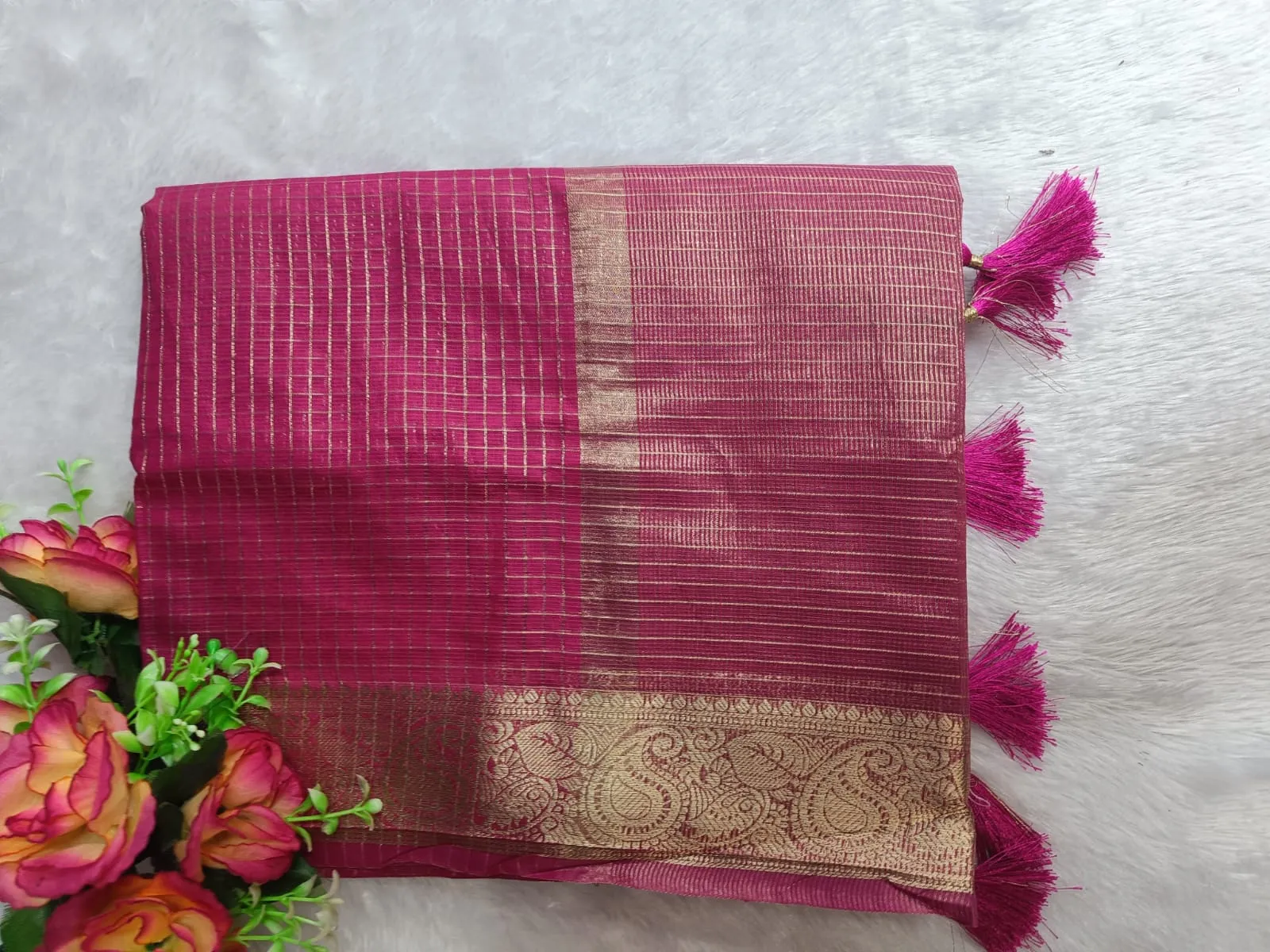 KOTA CHECKS SAREE