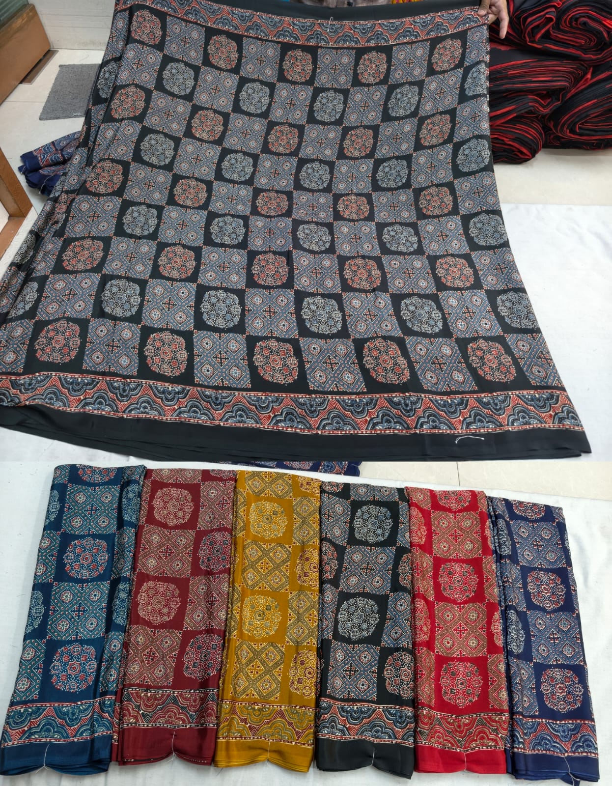 Ajrak silk